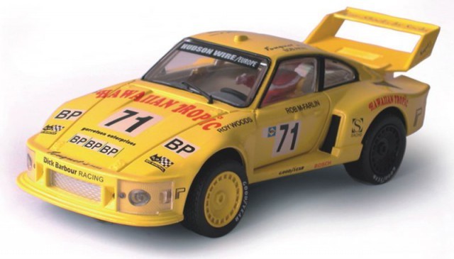 Model Porsche Turbo 935 - žlutý 1:24
