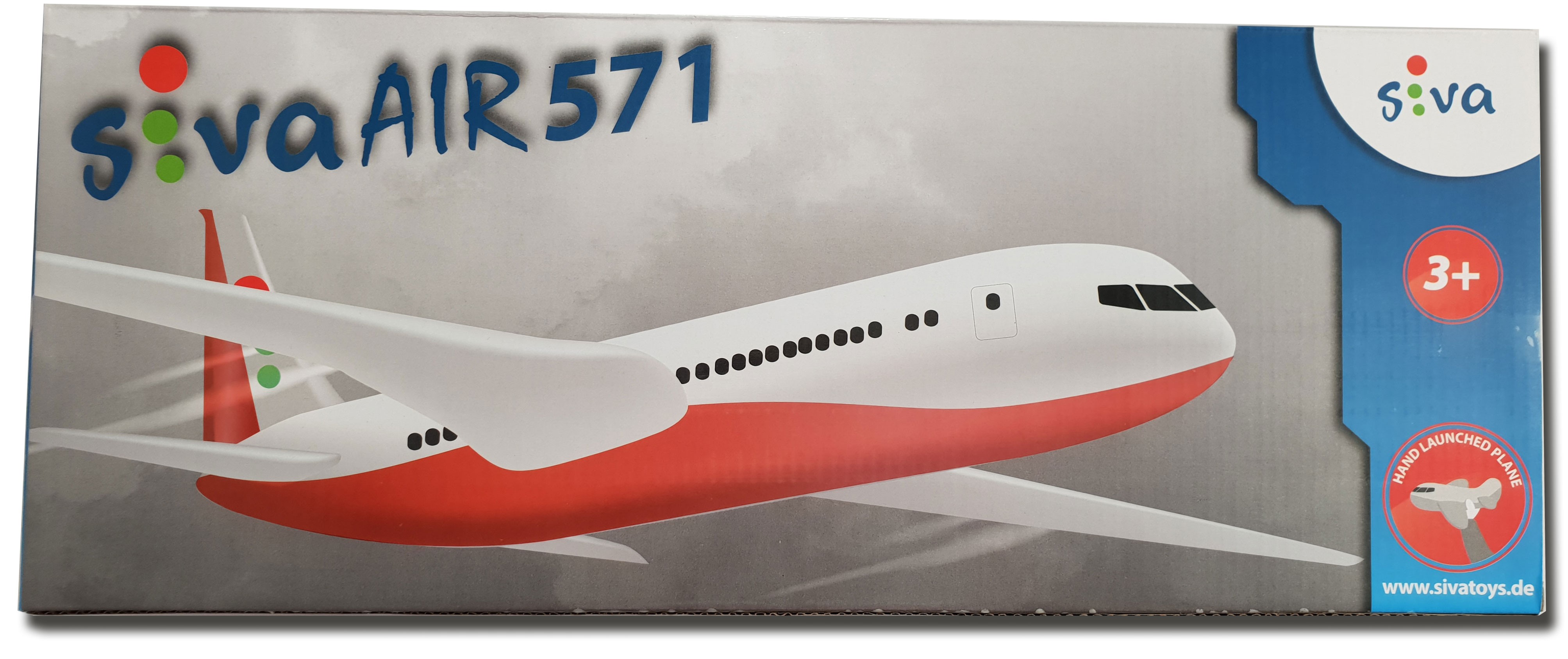 Siva Air 571 - Červené házedlo z EPP dopravní letadlo