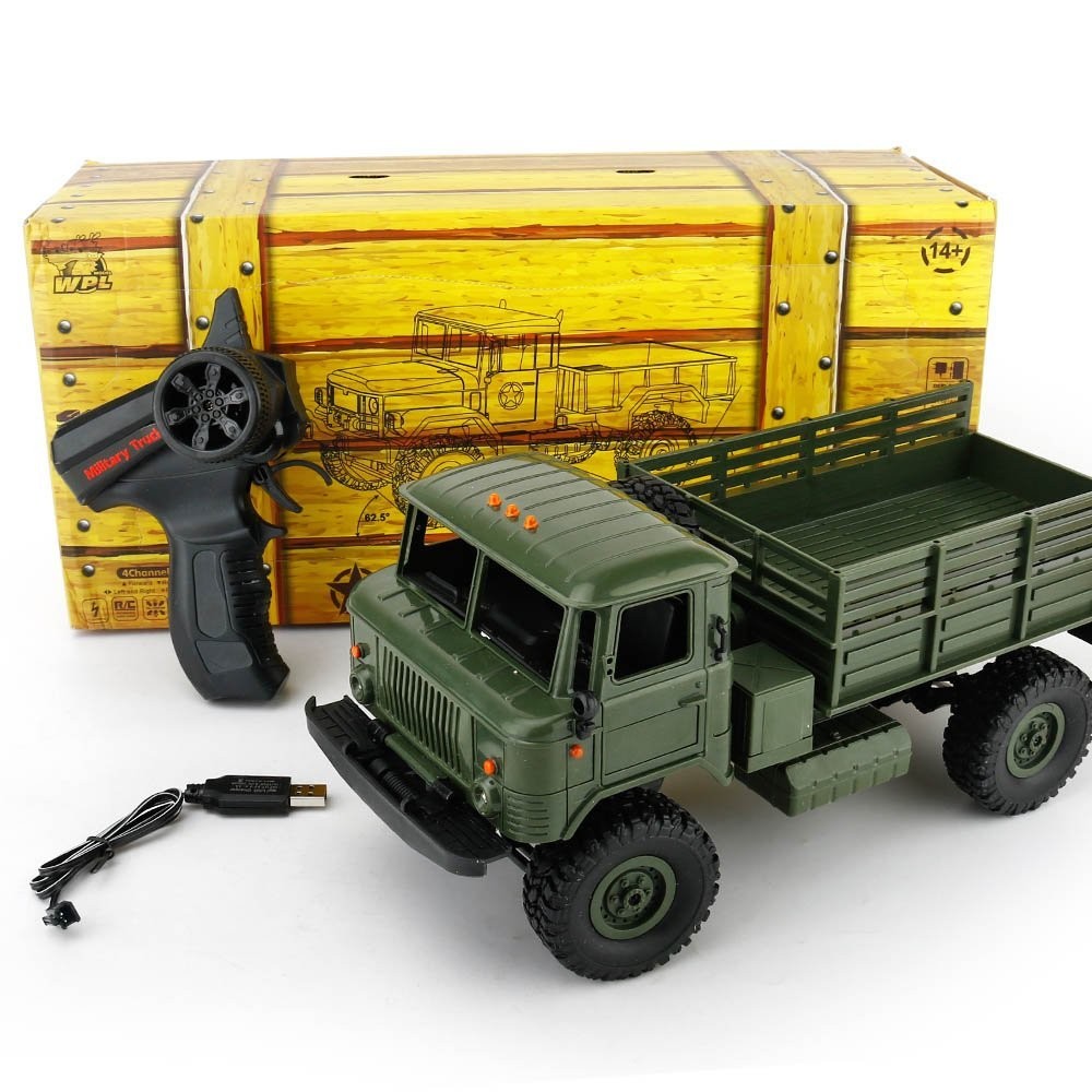 Vojenský truck 1:16 zelený